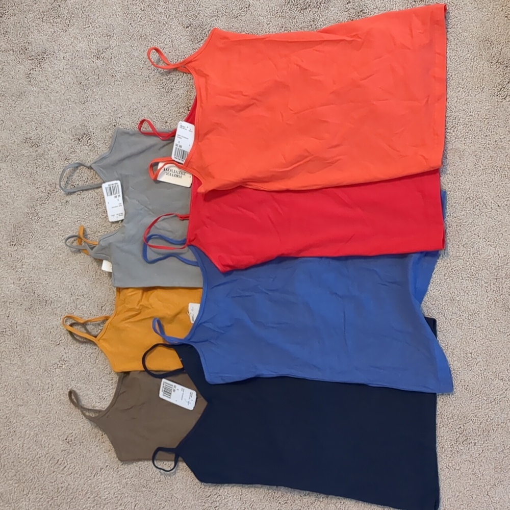 Set of seven Forever 21 tank tops